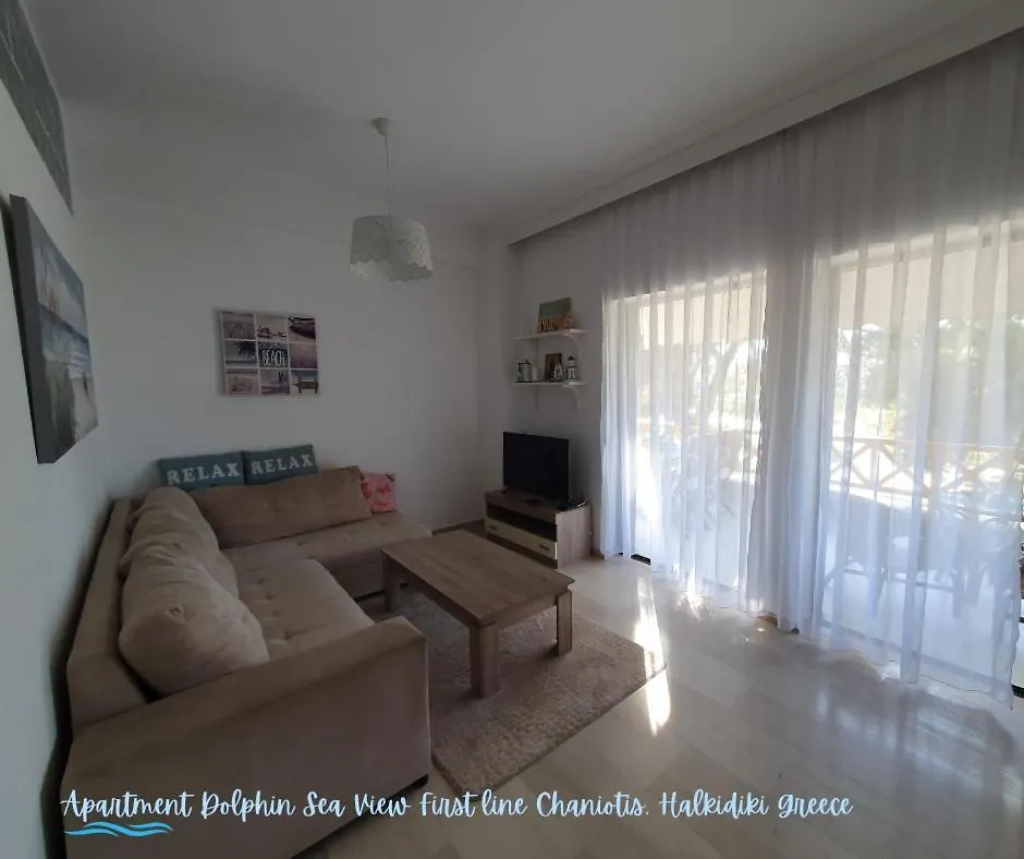 Apartment Dolphin Sea View And First Line Hanioti 0*,